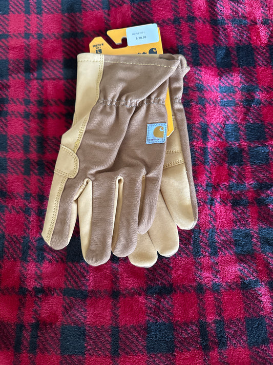 Men’s L Duck / Synthetic Leather Open Cuff Glove