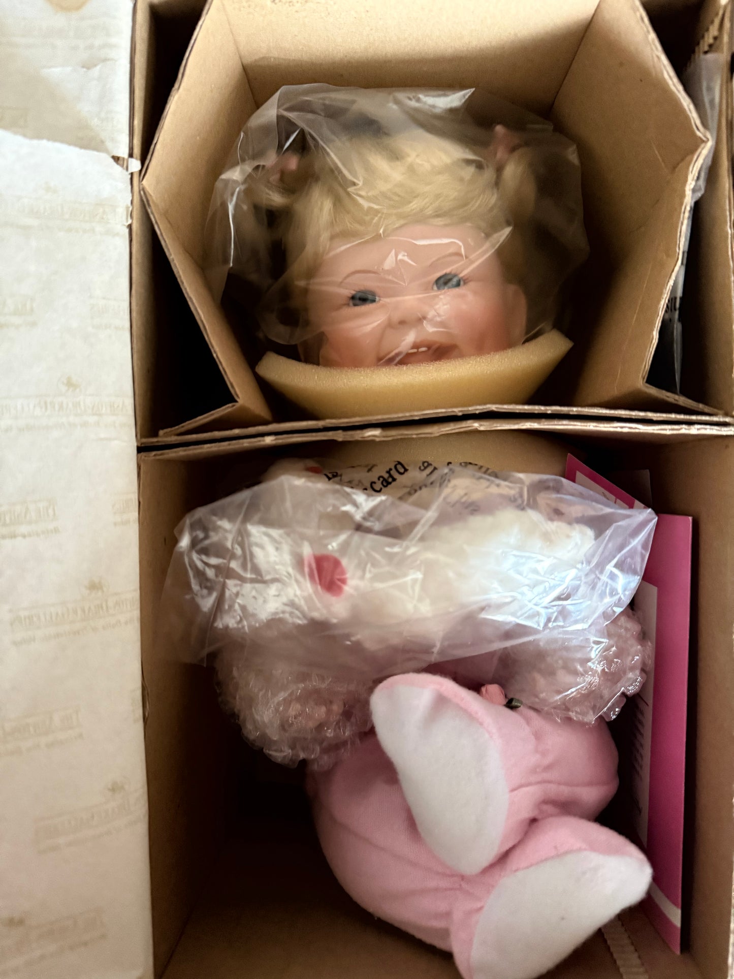 Lori and Lamb Chop porcelain doll