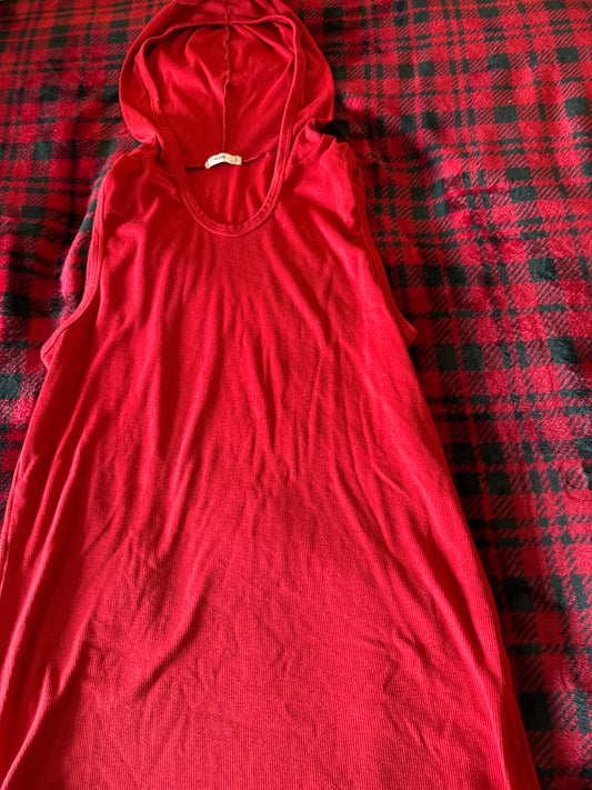 Men’s XL Red Muscle Hoodie