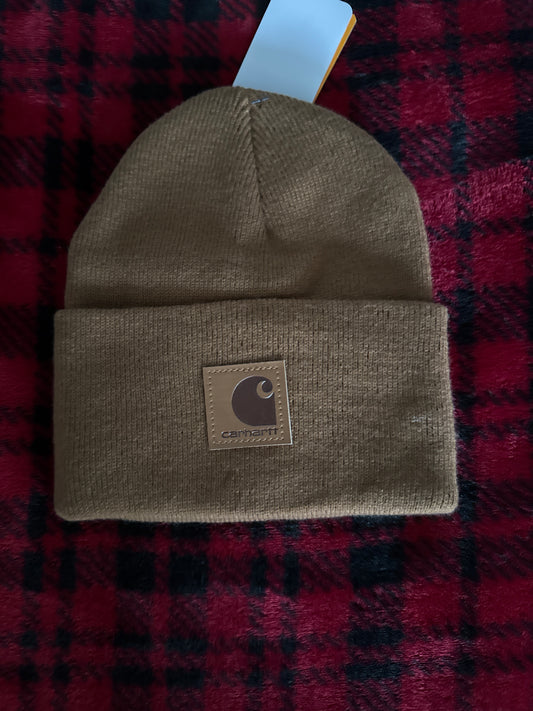 Carhartt One-Size Brown Knit Beanie