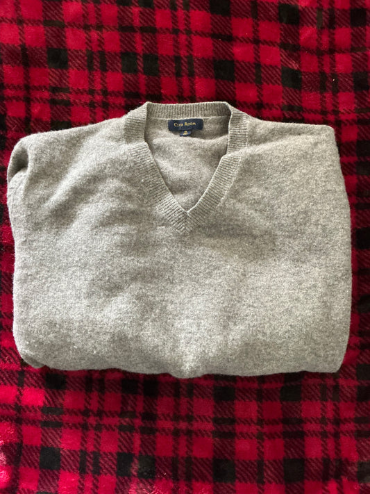 Men’s M Gray Wool Sweater
