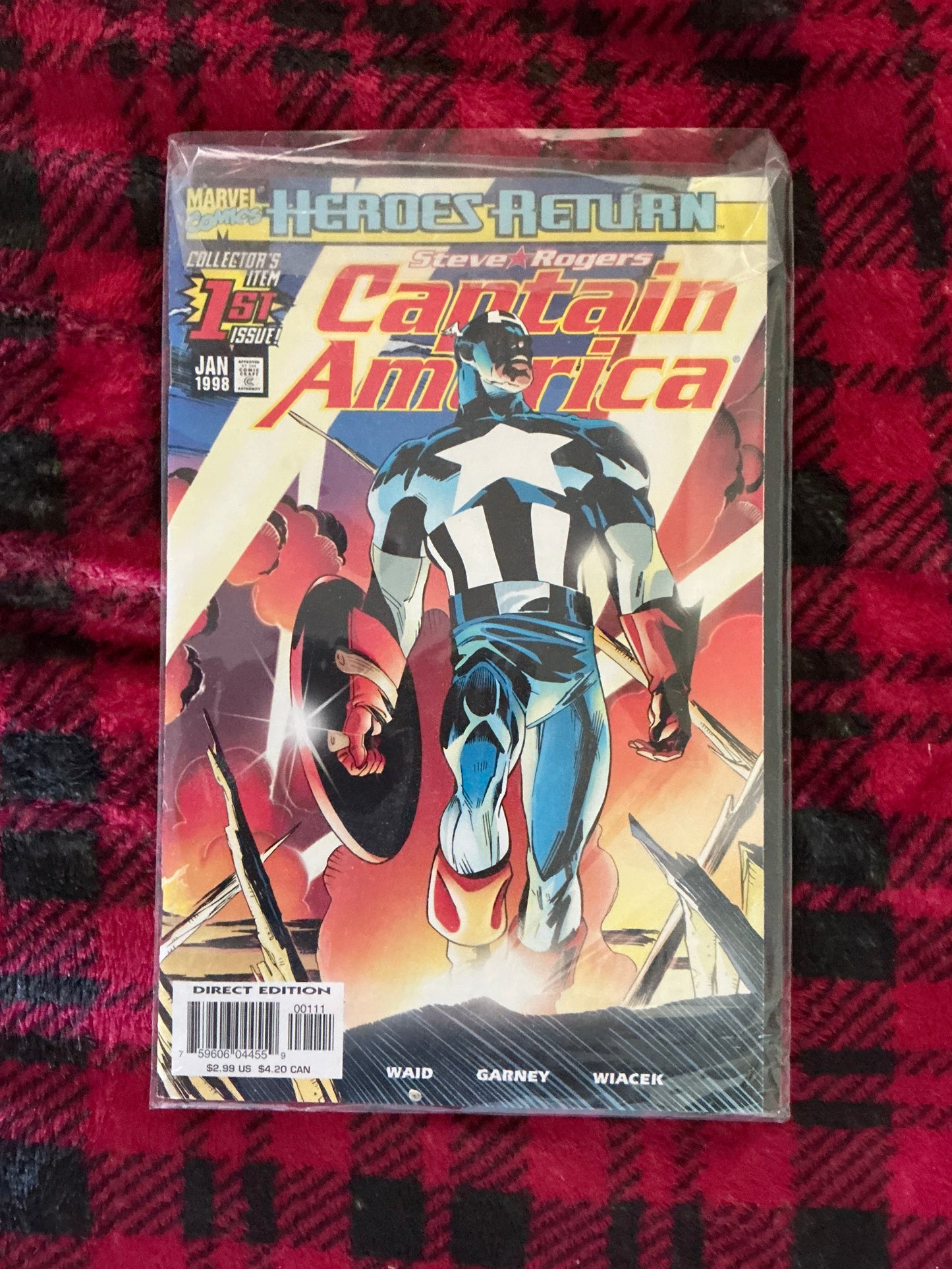 Captain America #1 Heroes Return