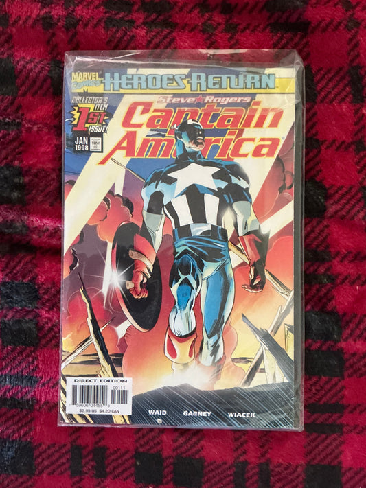 Captain America #1 Heroes Return