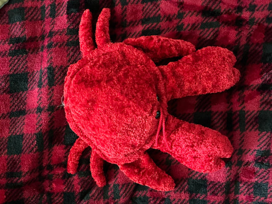 Red Crab Puppet plush toy