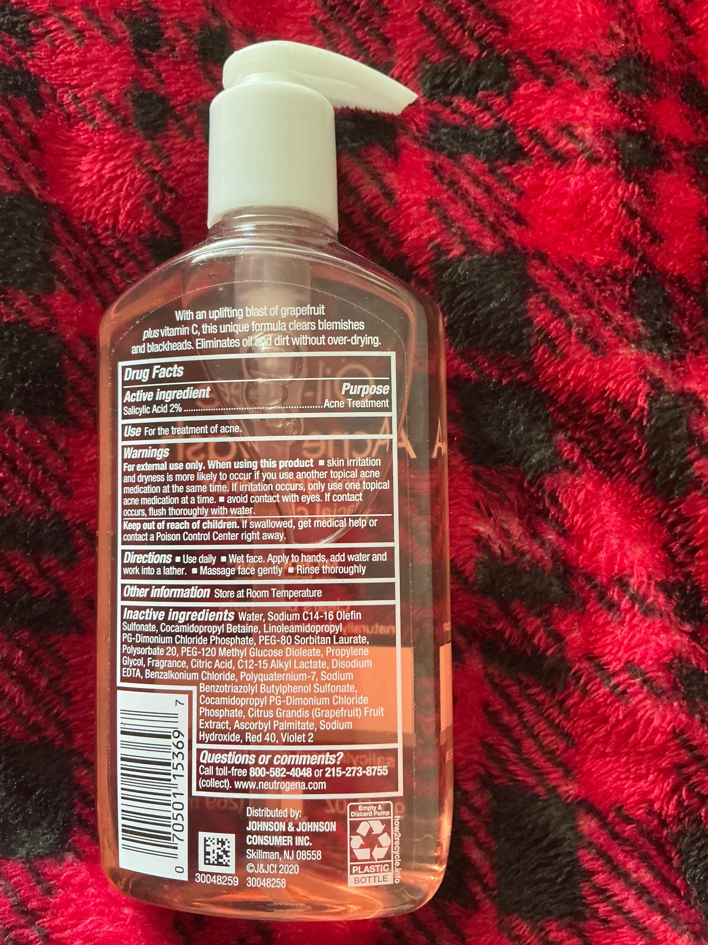 Neutrogena Acne-Free Wash Pink Grapefruit Cleanser
