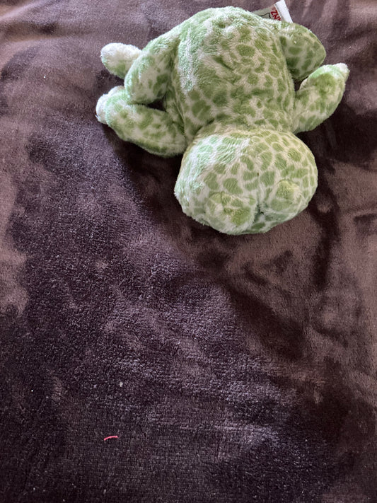 Green Spotted Frog Plush Toy